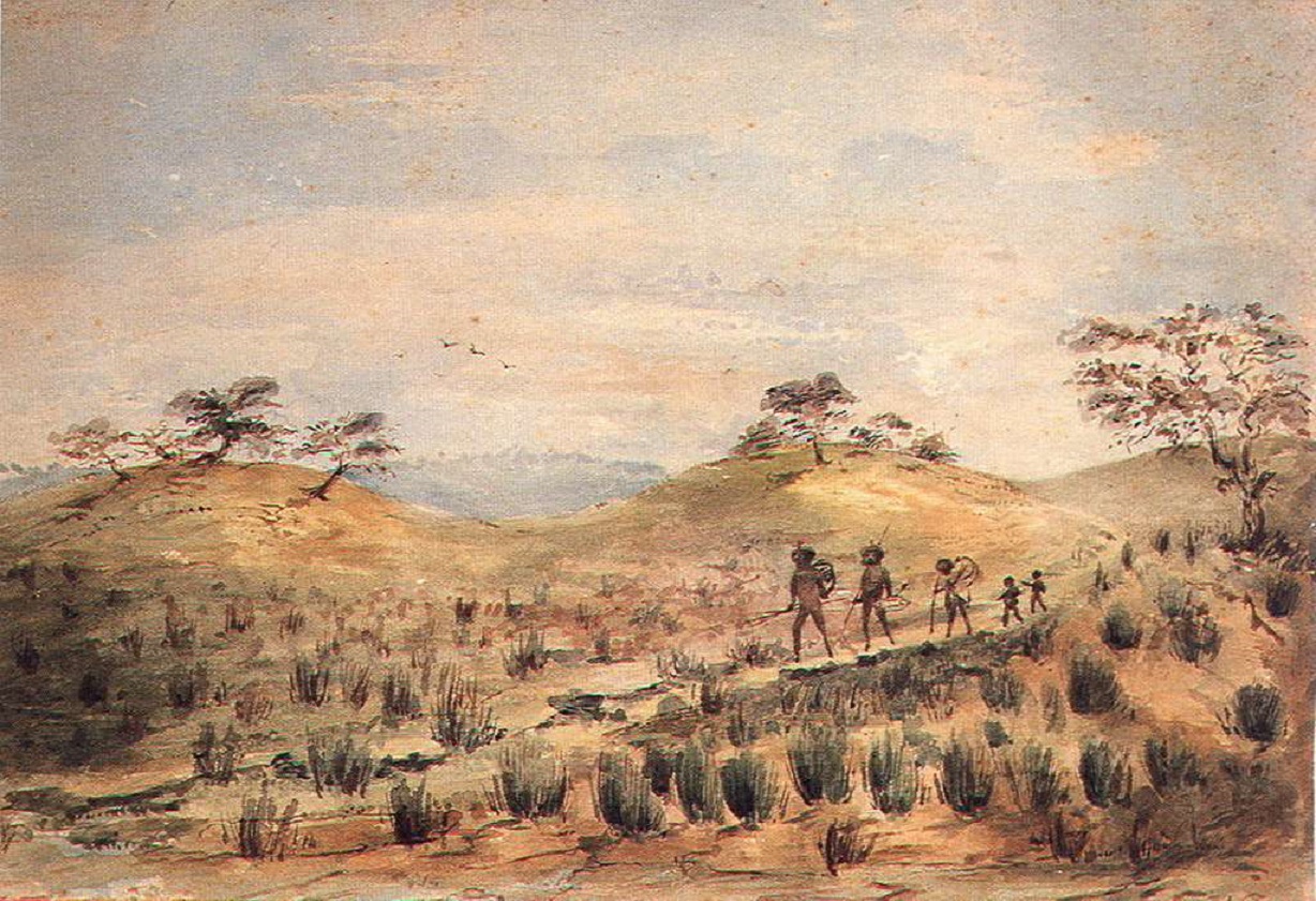Aboriginal Family Travelling