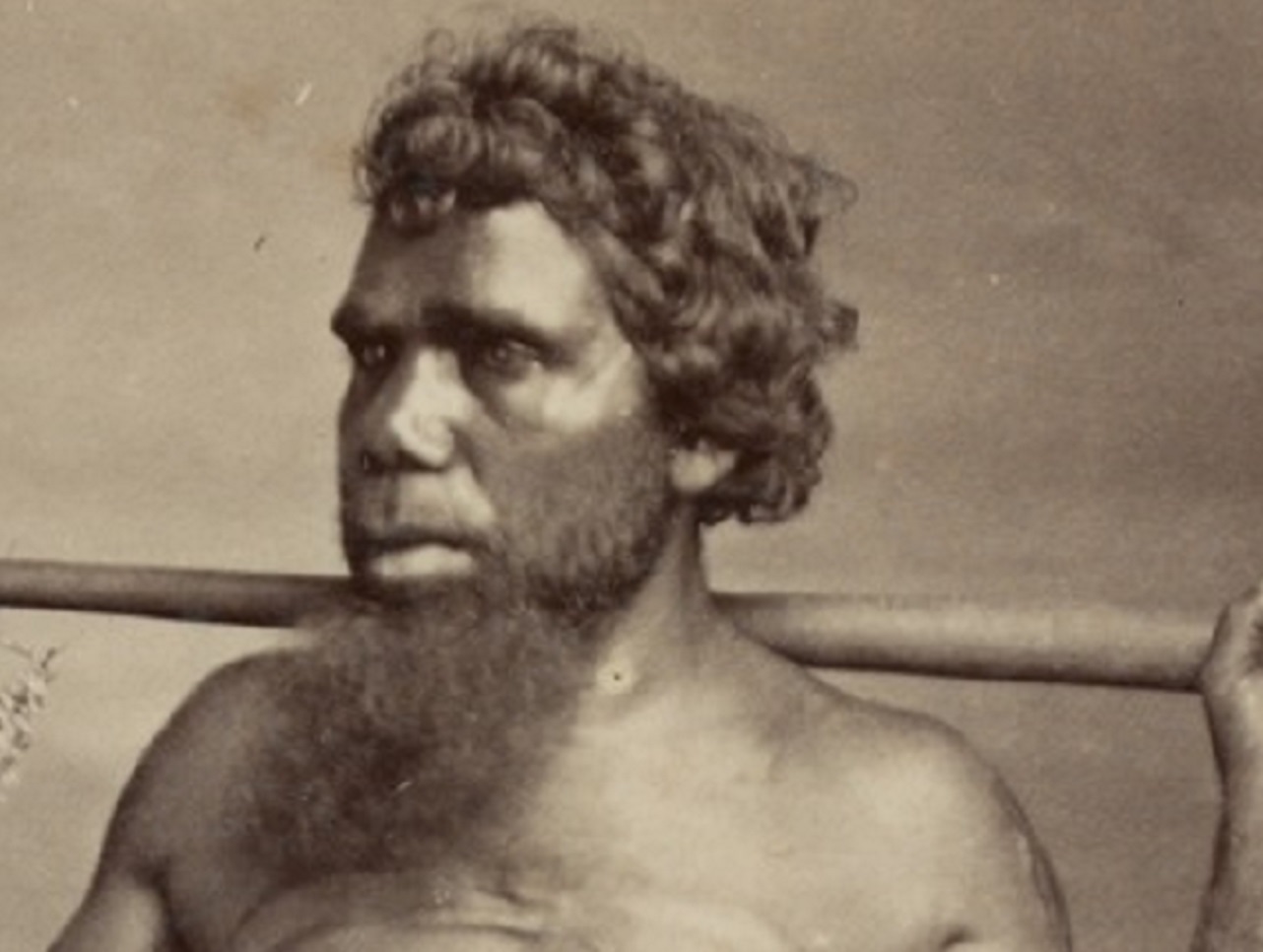 Studio Portrait Of An Aboriginal Australian