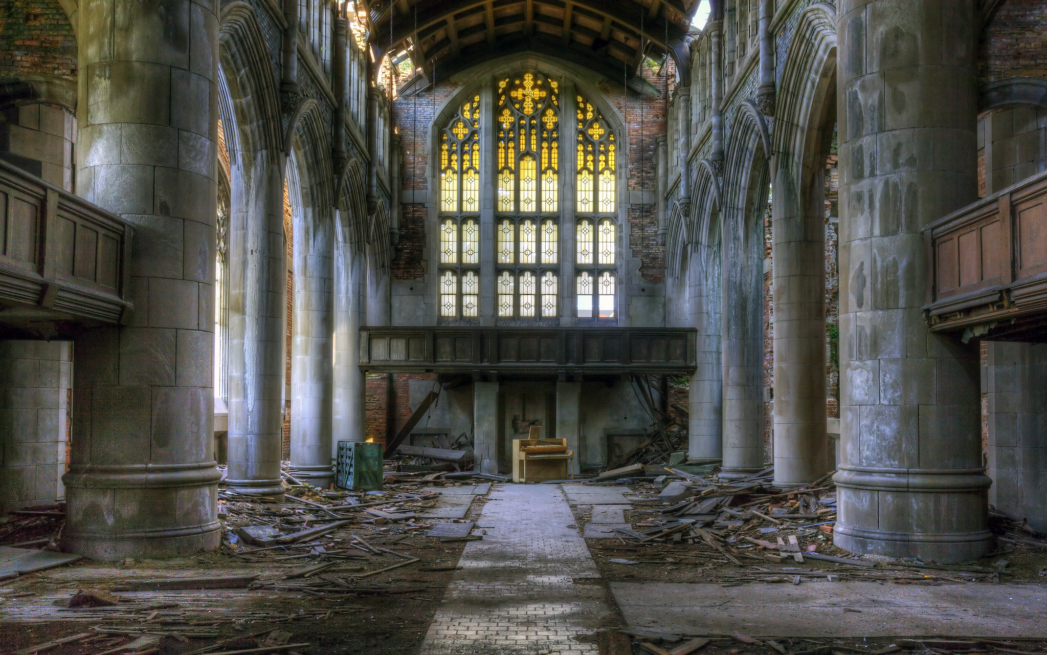 Abandoned City Methodist Church, Gary, Indiana - 2009