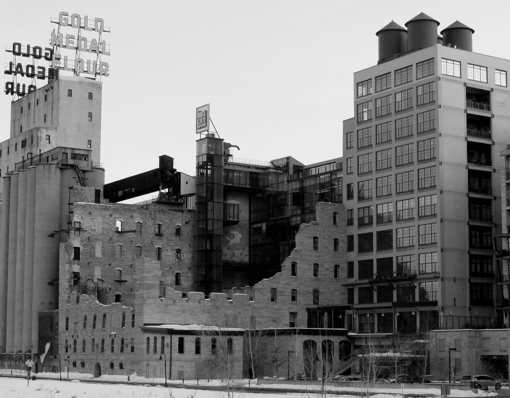 Mill City Museum along the Mississippi River in Minneapolis, Minnesota - 2013