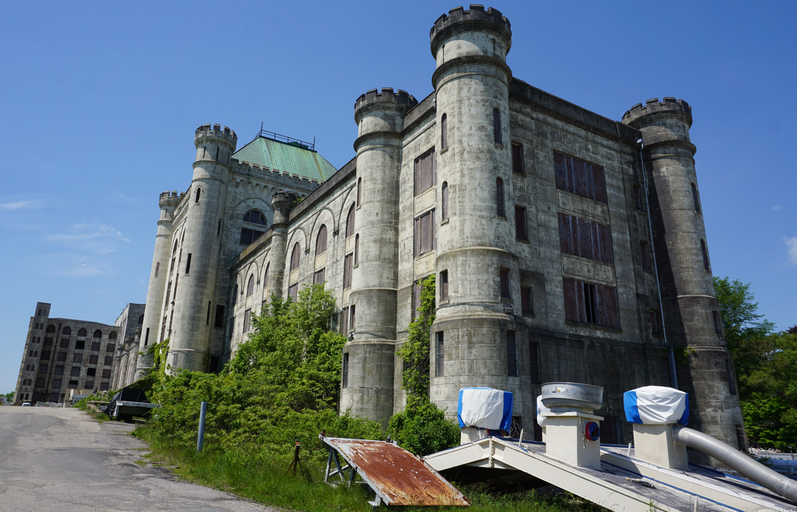 Portsmouth Naval Prison, Riverfront View - 2017