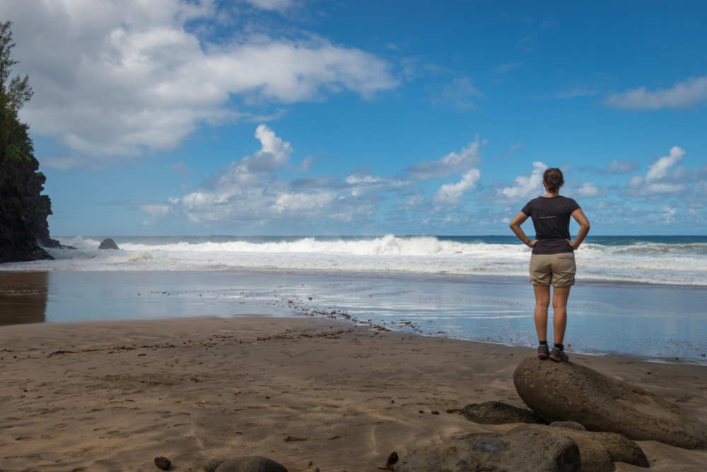 beautiful and dangerous Hanakapiai Beach