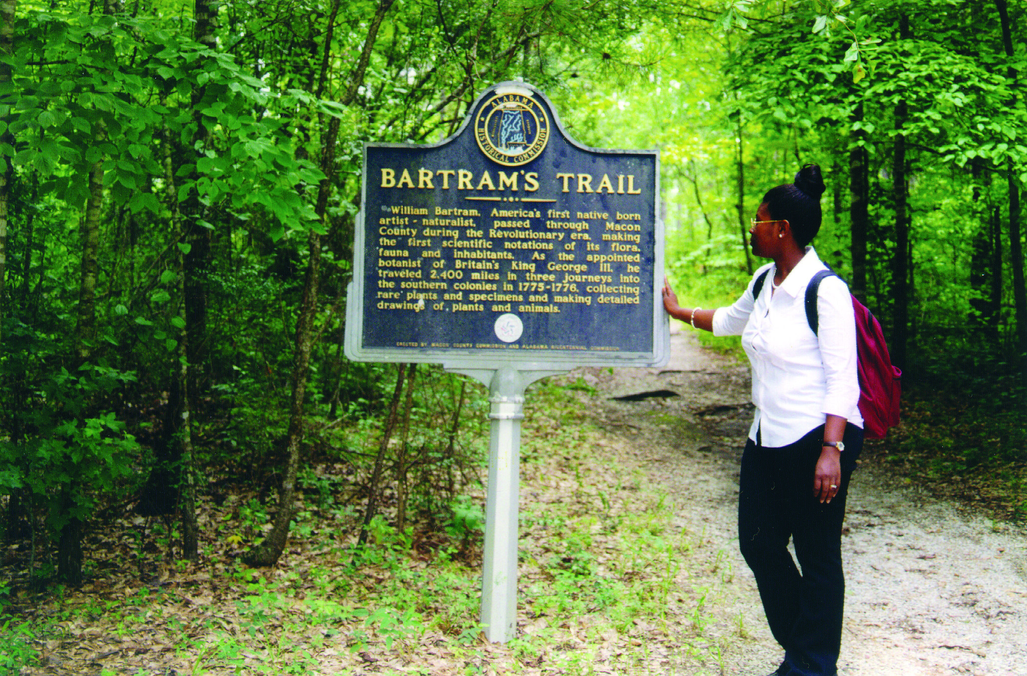 Bartram's Trail on the Tuskegee National Forest that is in the National Forests in Alabama - 2015