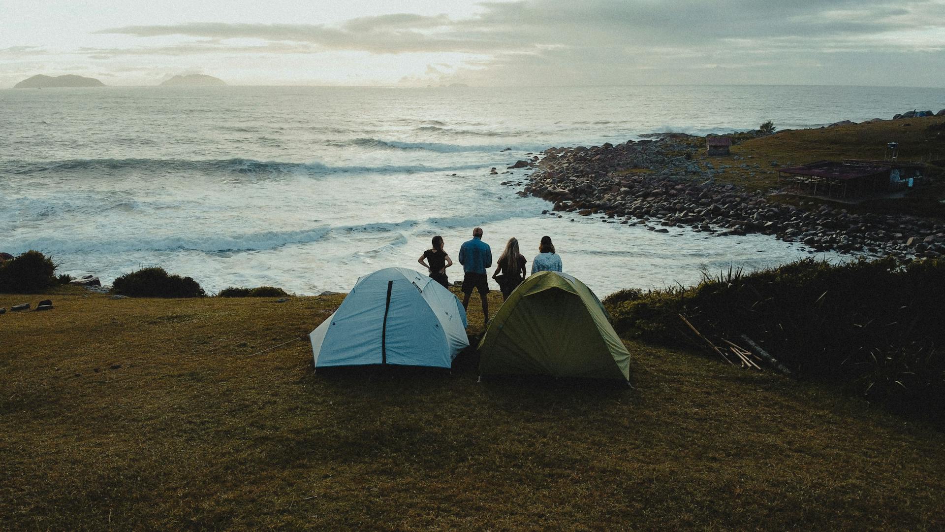Group of People in a Camping Trip