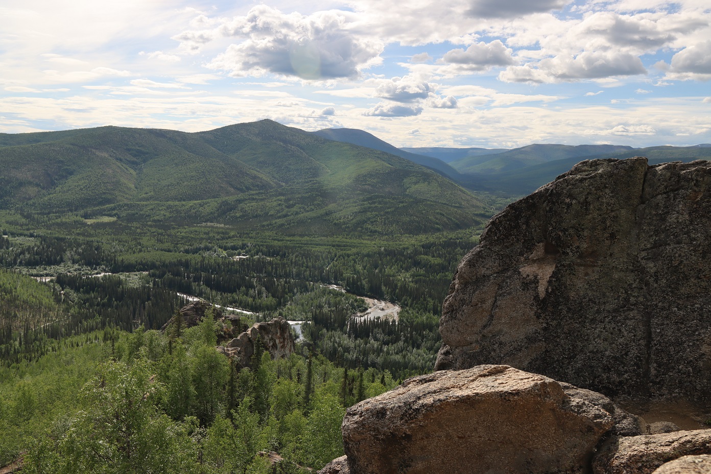 Angel Rocks overlook, off Chena Hot Springs Road Alaska.