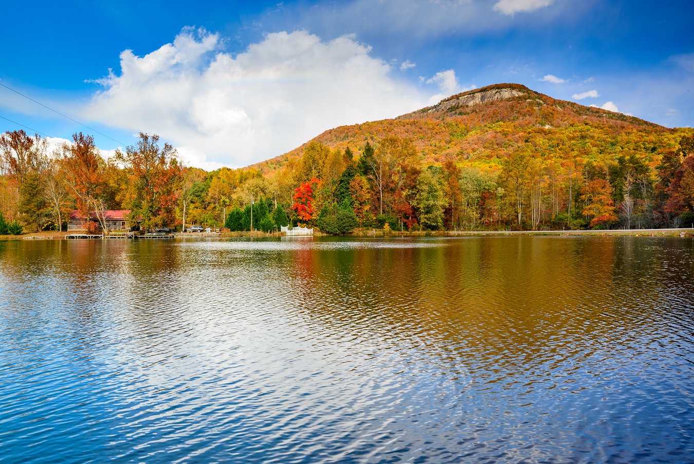Yonah Mountain in the Chattahoochee-Oconee National Forest of North Georgia, USA.