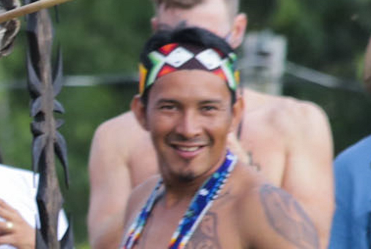 Taino Indigenous man smiling