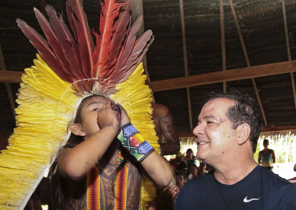 Taino Indians - indigenous people of the Dominican Republic.