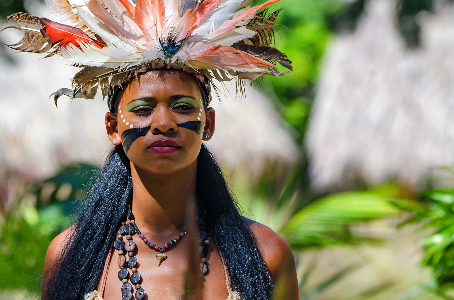 Young beautiful Creol woman