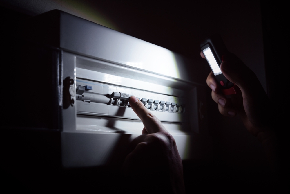 Blackout concept, energy crisis