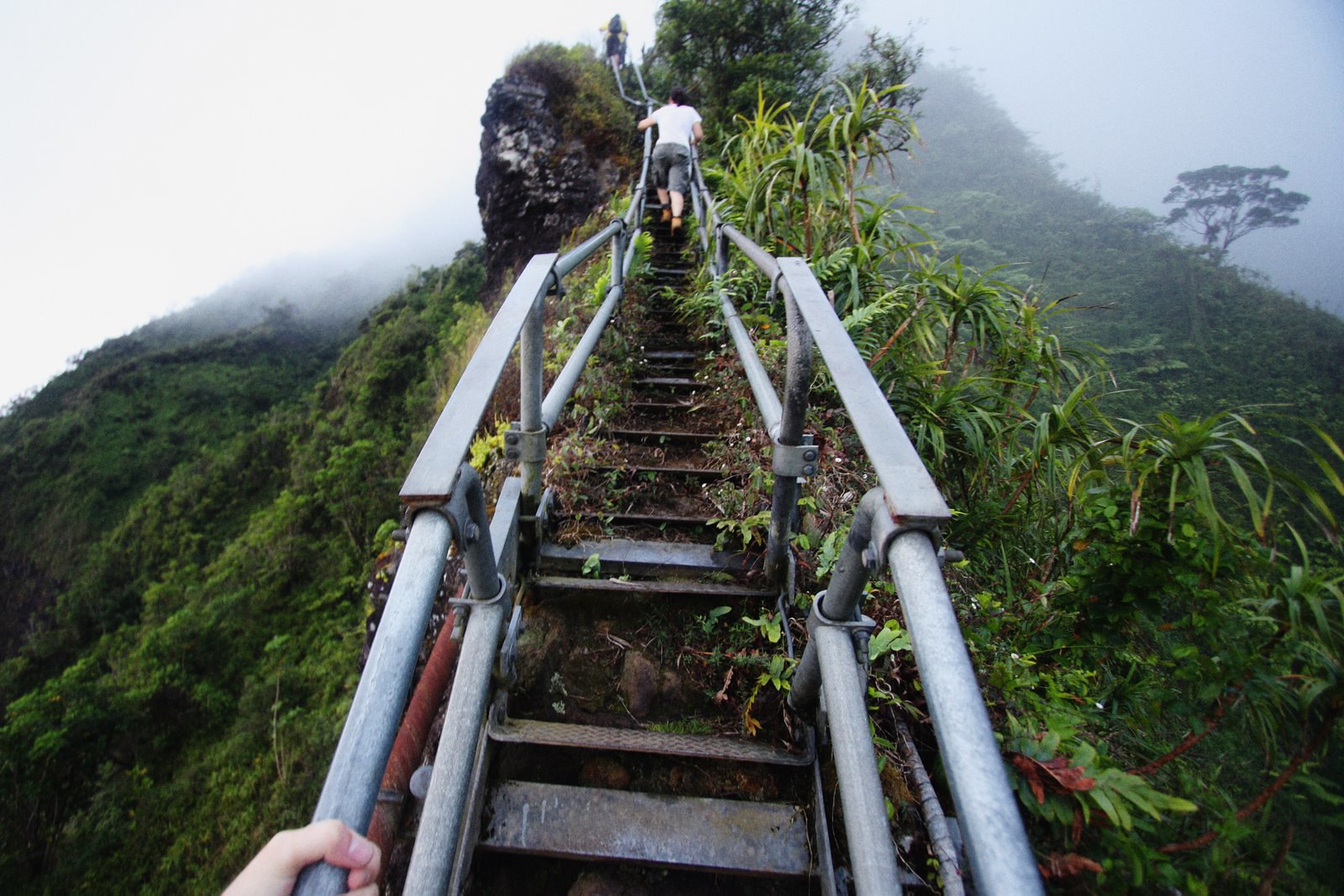 Walking on The Haiku Stairs