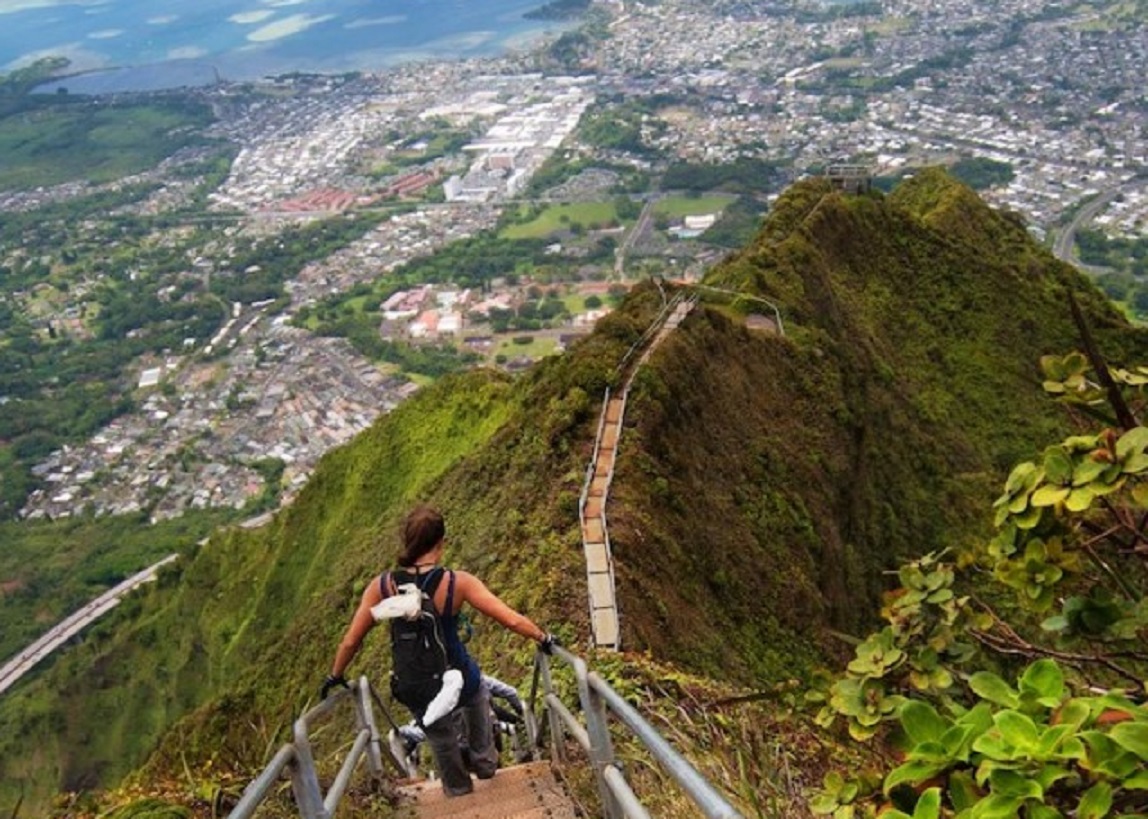 Walking The Haiku Stairs