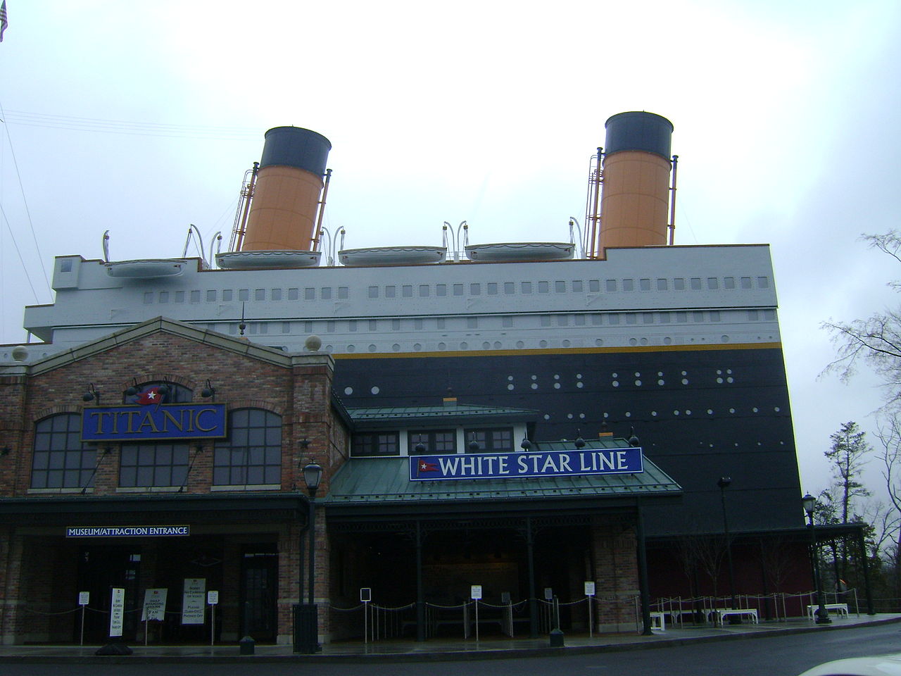 Entrance to the Titanic Museum at Pigeon Forge, Tennessee, USA. - 2011