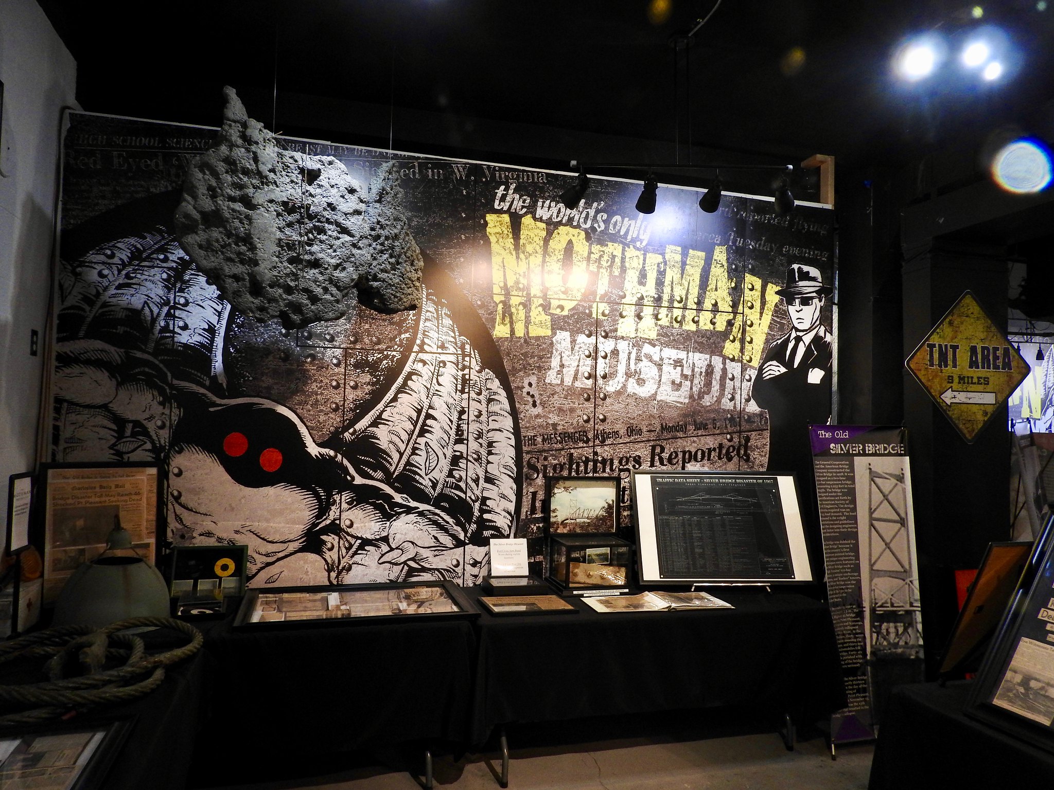 The Mothman Museum in Point Pleasant, West Virginia - 2018