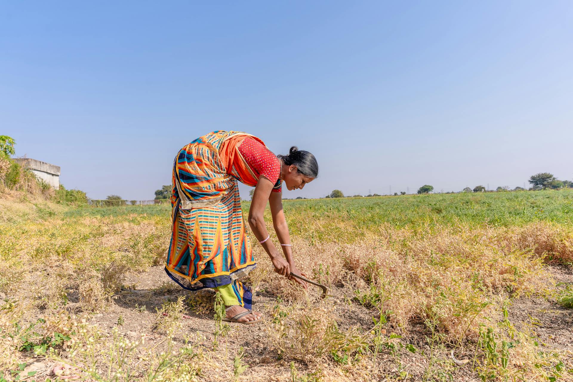 Woman in rural india