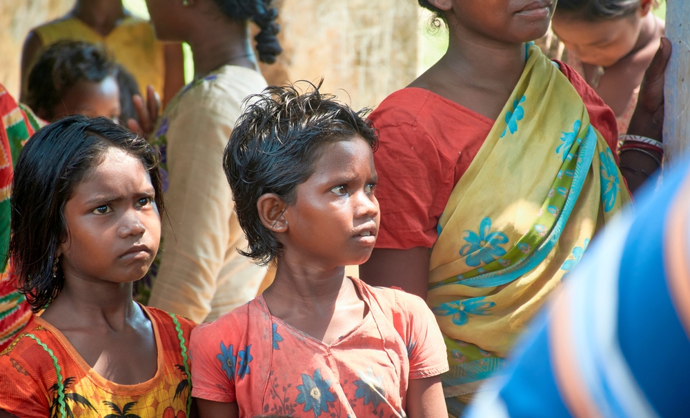 Poor people in India