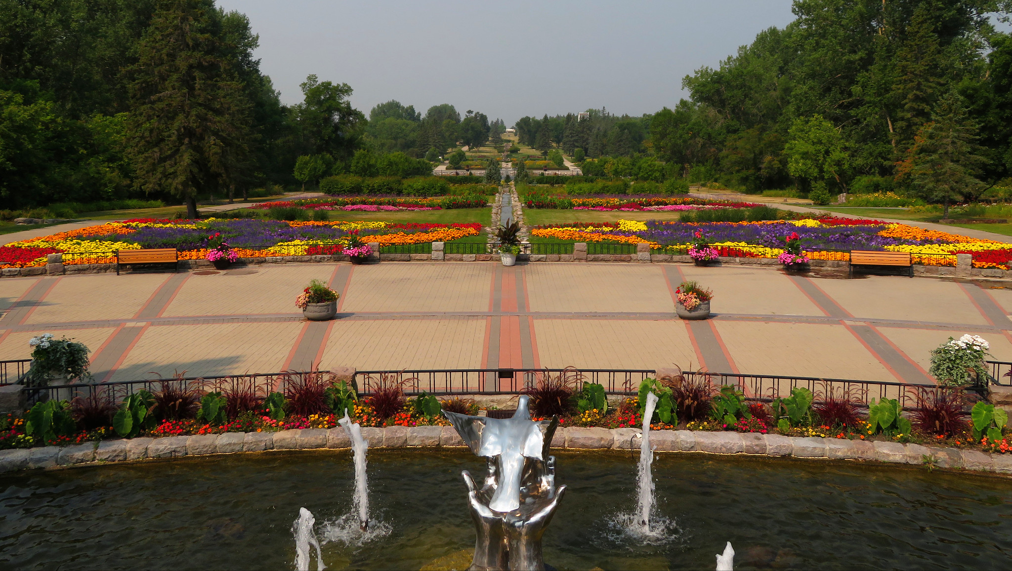 International Peace Garden, North Dakota-Manitoba Border - 2018