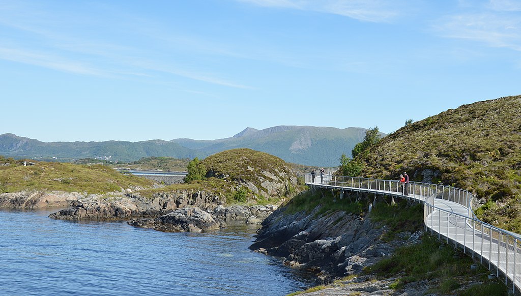 Landscape Photo of The Atlantic Road near Eldhusoya in Norway