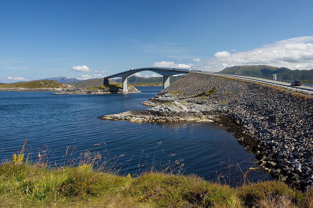 Landscape Photo of Storseisundet Bridge on  The Atlantic Road in Norway