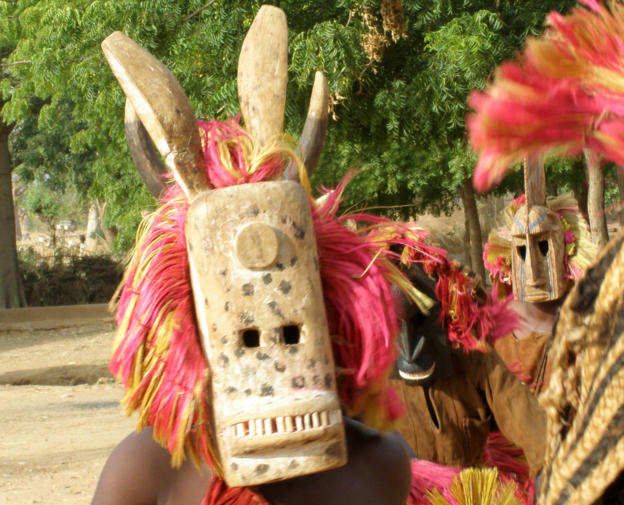 Dogon people in Walu Mask