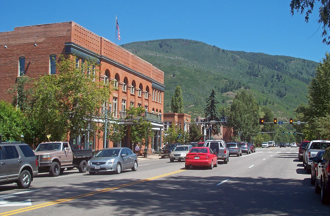 Main Street in downtown Aspen, CO - 2012