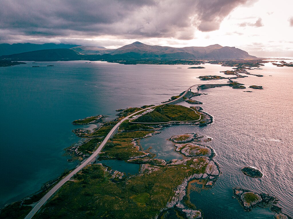 Landscape Photo of The Atlantic Road in Norway