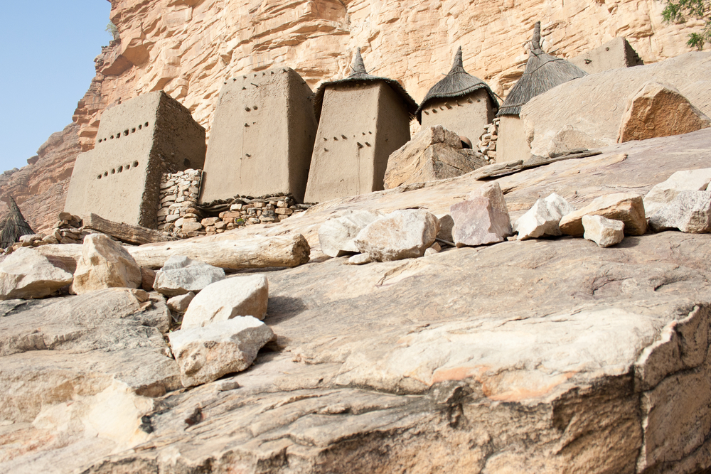Granaries in a Dogon village