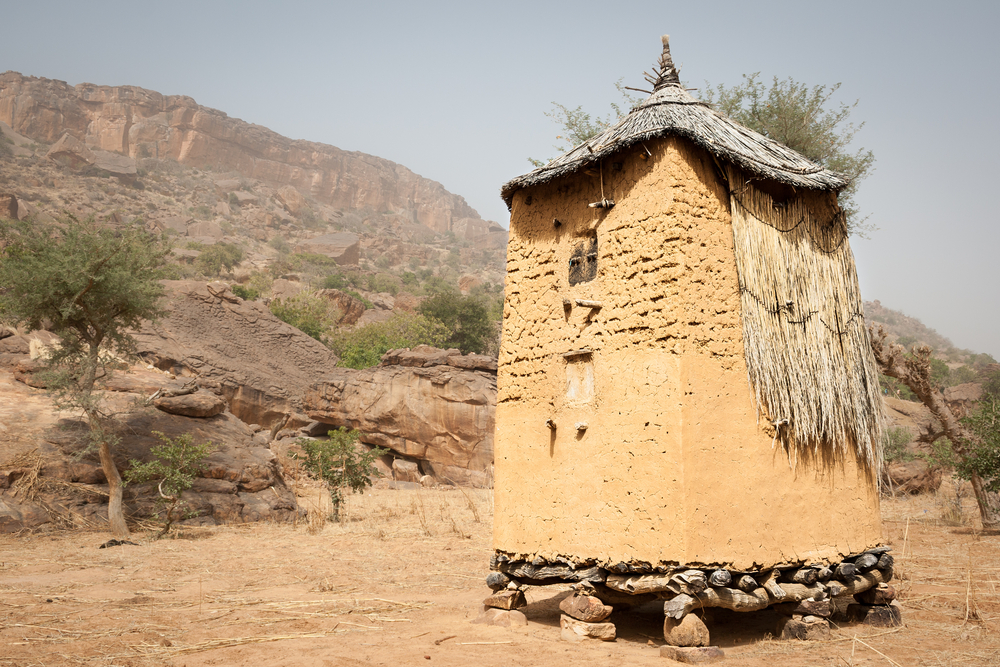 dogon village male granary