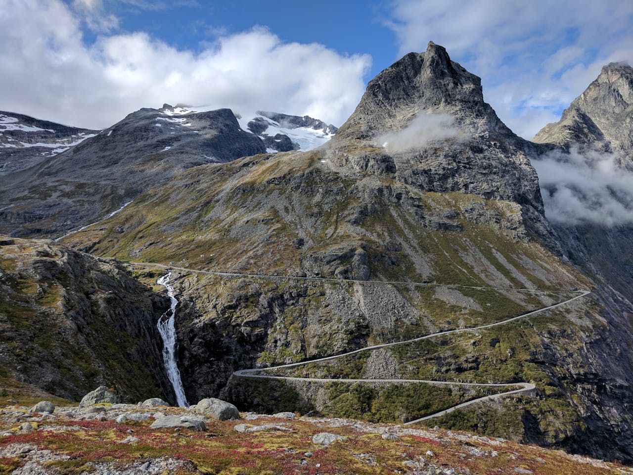 Scenic shot of Trollstigen - Norway