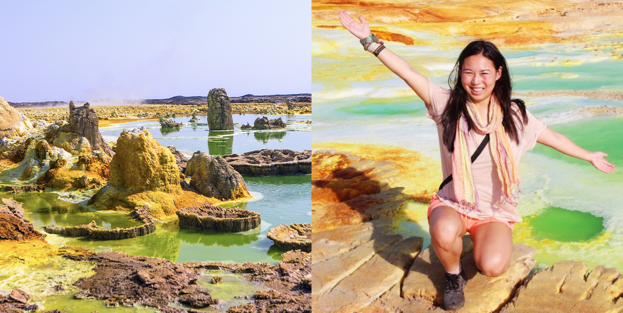 Danakil Depression split image