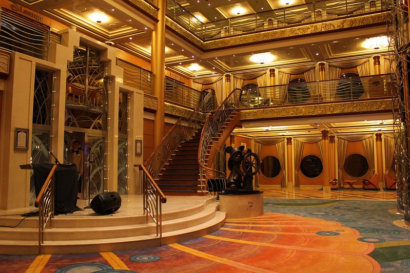 Interior of the Disney Magic ship