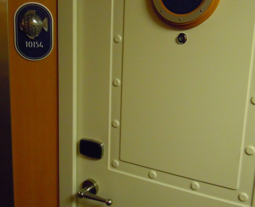 Close-up Photo of State room door at the Disney Dream Ship