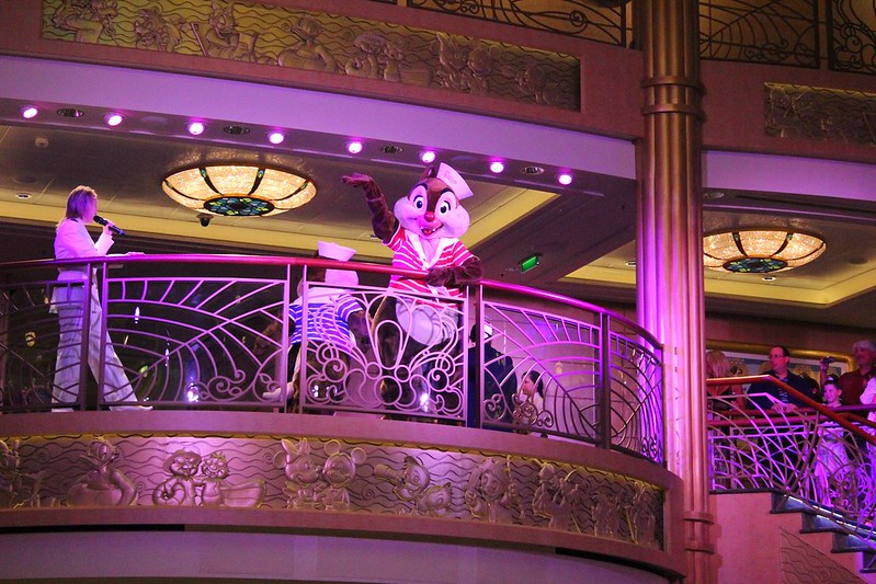 Chip and Dale on the Disney Fantasy Ship