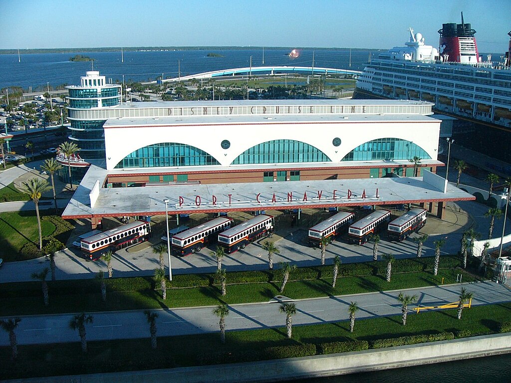 Disney Cruise line terminal in Port Canaveral, Florida