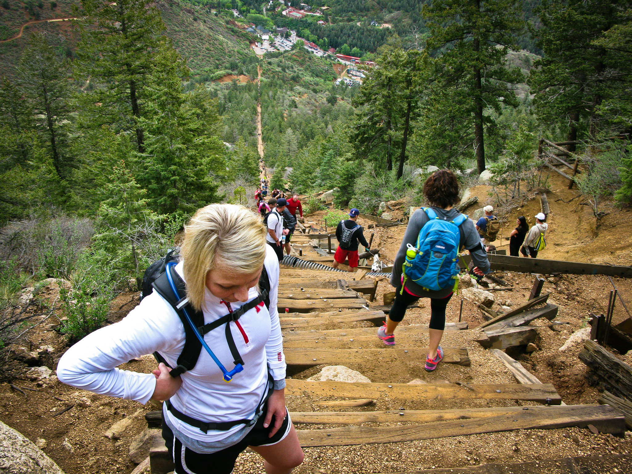 the manitou incline, colorado