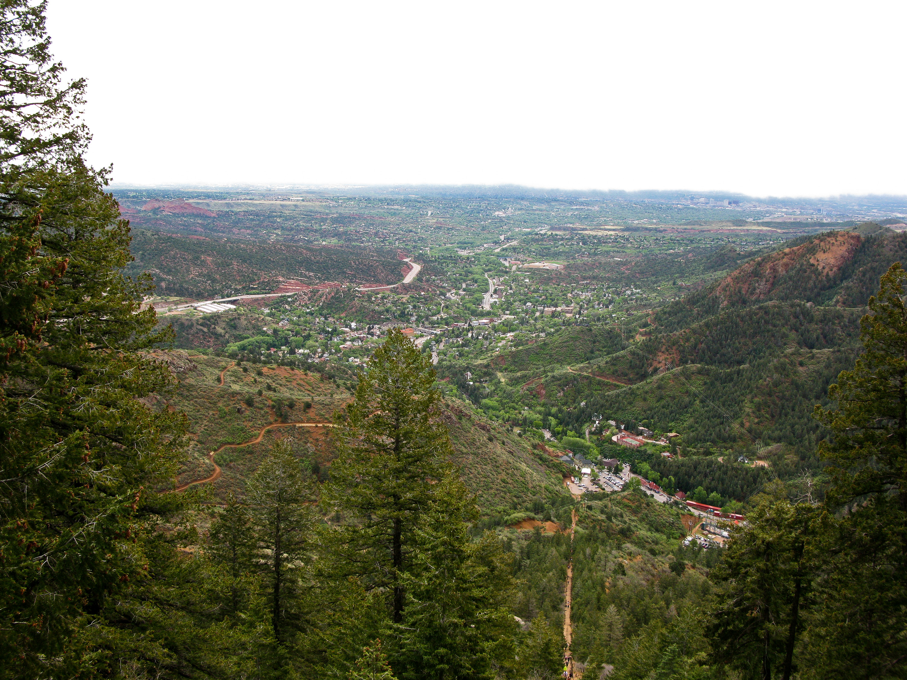 the manitou incline, colorado