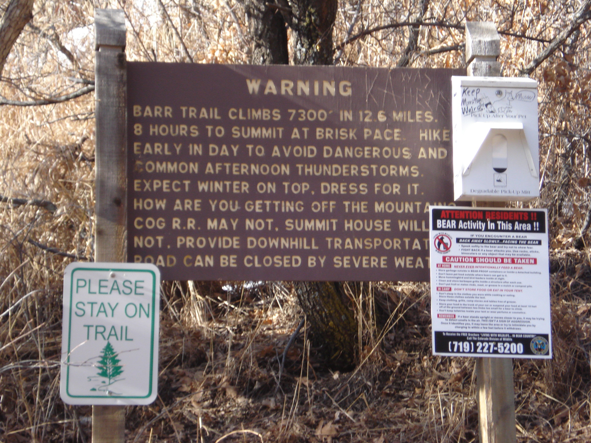 Barr Trail info