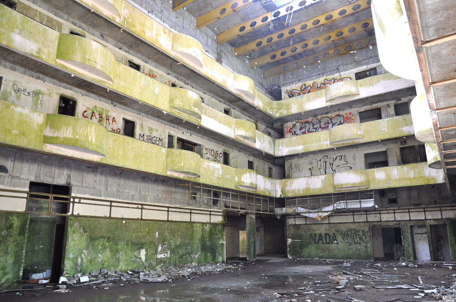 The Monte Palace abandoned hotel on Sao Miguel in the Azores - 2018