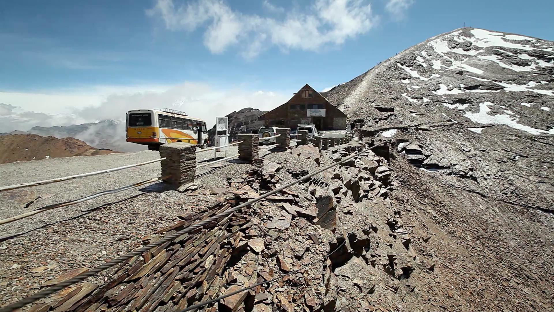 The former ski resort at Chacaltaya mountain, outside of La Paz - 2012