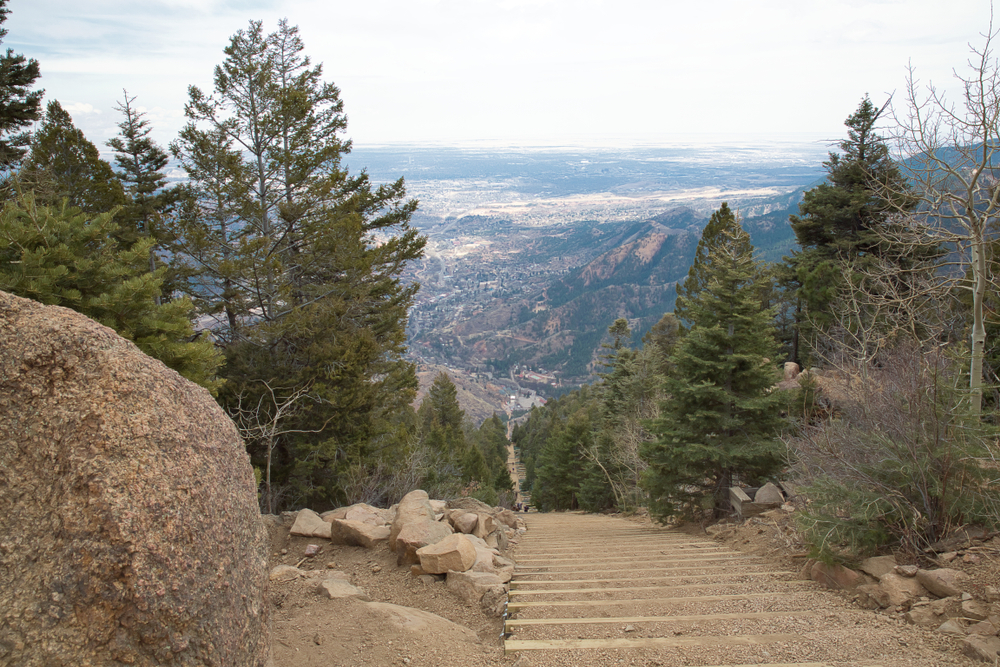 the manitou incline, colorado