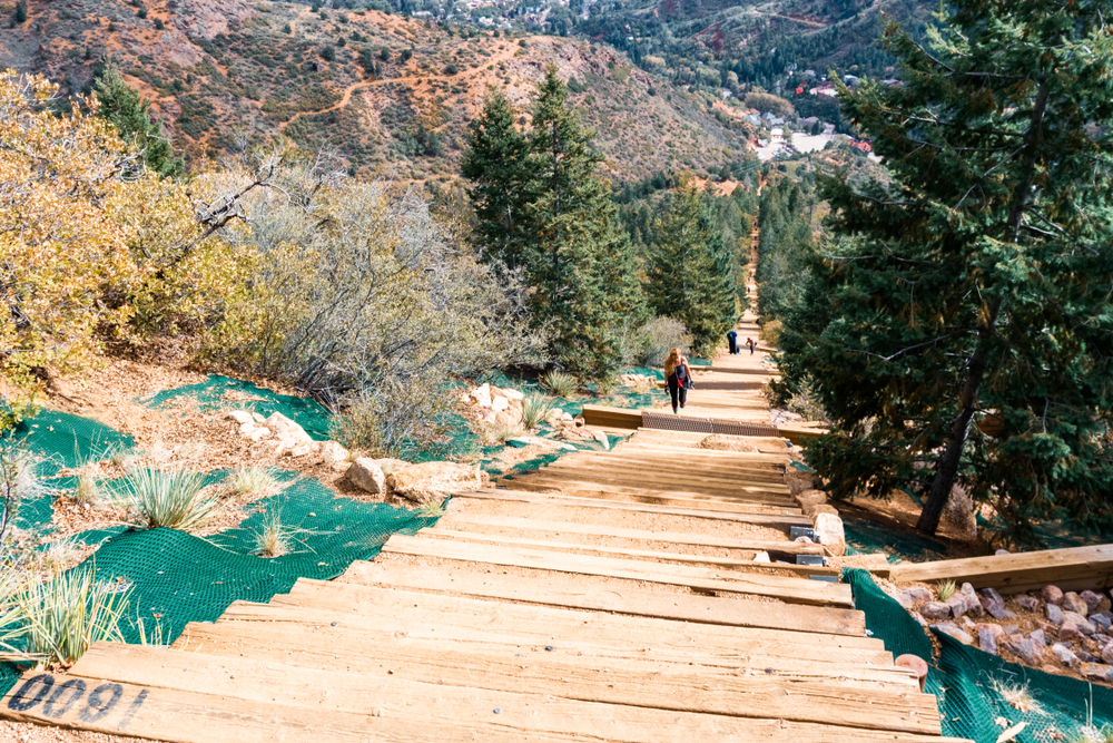 the manitou incline, colorado