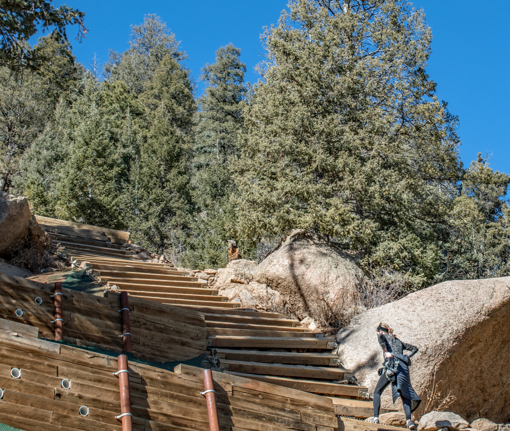 the manitou incline, colorado
