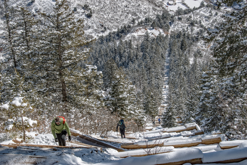 the manitou incline, colorado