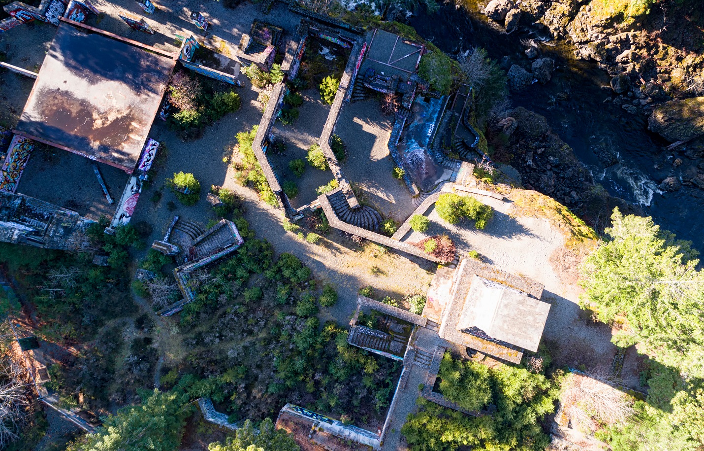 Abandoned Deer trail Resort Aerial view - 2019