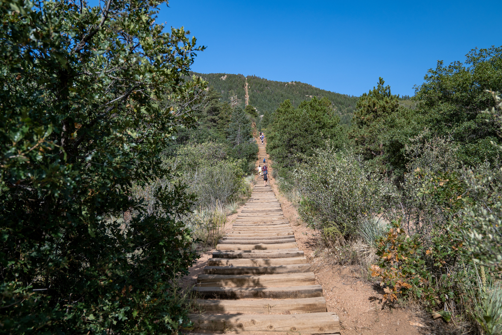 the manitou incline, colorado