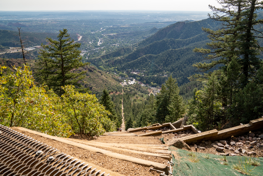 the manitou incline, colorado