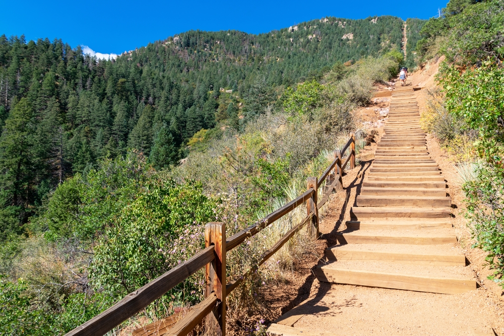the manitou incline, colorado