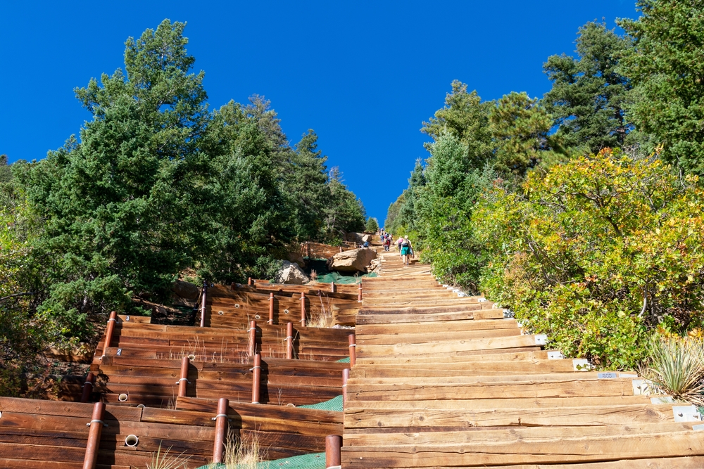 the manitou incline, colorado
