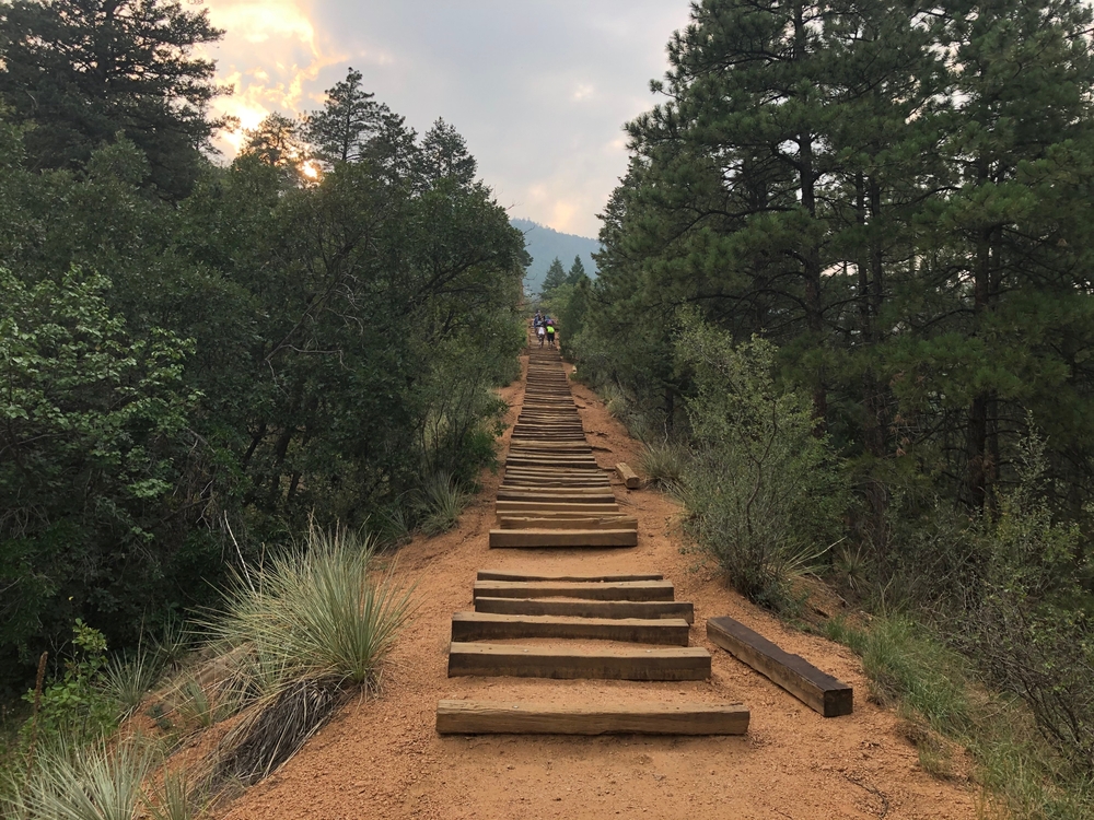Manitou incline in Manitou Springs, Colorado