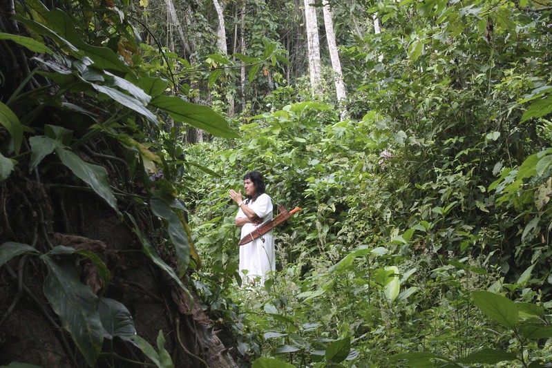 Lacandon Man in the Lacandon Jungle of the Mexican state of Chiapas